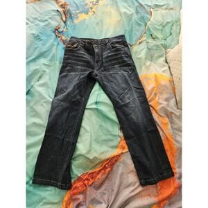 Prana Jeans Mens 35x30 Blue Denim Outdoor Casual Pockets Hiking